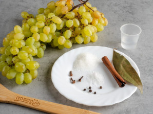 Маринованный виноград под оливки