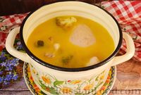 Куриный суп с брокколи и вермишелью